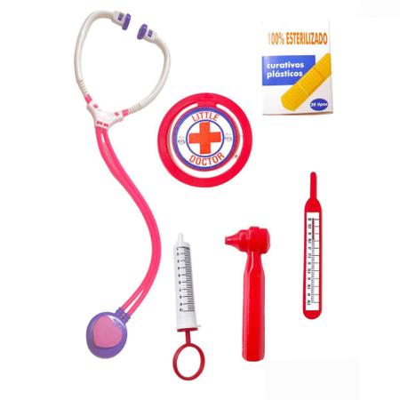 Maleta Kit Medico Brinquedo Doutora Medicina Enfermeira + Jogo