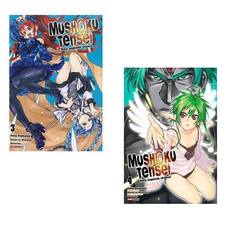 Mushoku Tensei Vol. 1 Ao 4 Kit Mangá Panini Lacrado - Corre Que Ta Baratinho