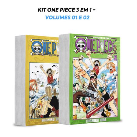 One Piece 3 Em 1 Mangá Vol. 2 Nova Coleção em Português - Mangá - Magazine  Luiza