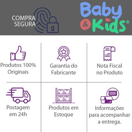 Imagem de Kit Manicure Infantil Bebê Com Estojo Cortador de Unha Tesoura Lixa Para +0 Meses Premium Kababy