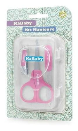 Imagem de Kit Manicure Para Bebê Com Estojo Meninas Kababy