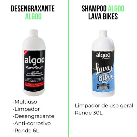 Imagem de Kit Manutenção Bike Tripé Cavalete + Kit Algoo Limpeza Desengraxante Lava Bikes e Cera Lubrificante