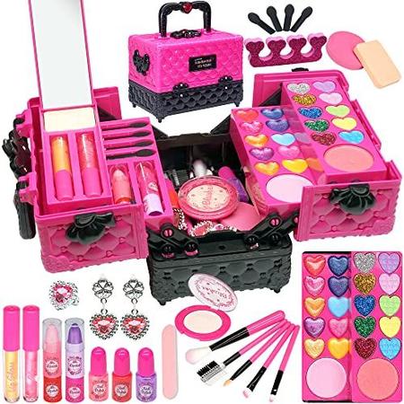 Maquiagem Menina Brinquedo Kit maquiagem infantil Conjunto