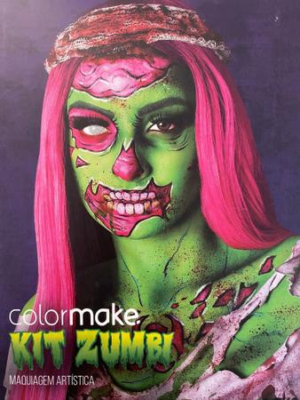 Imagem de Kit Maquiagem Zumbi Efeitos Especiais Artística Colormake