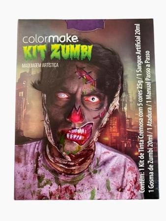 Imagem de Kit Maquiagem Zumbi Efeitos Especiais Artística Colormake