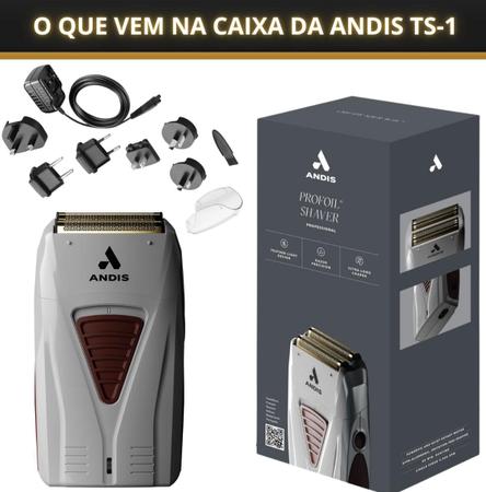 Imagem de Kit Máquina De Corte Legend E Shaver Andis Profoil TS-1