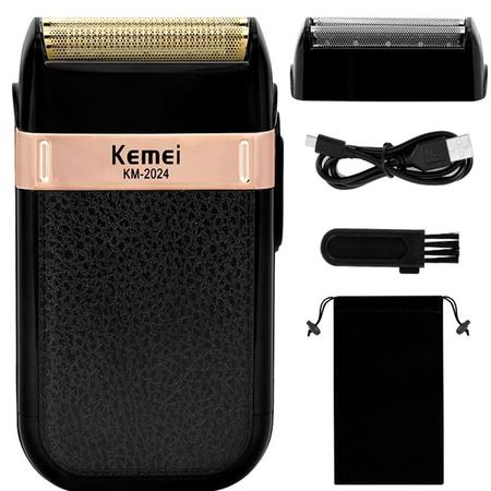 Imagem de Kit Maquinas Kemei Barbearia 110-220V Barba Designer Moderno