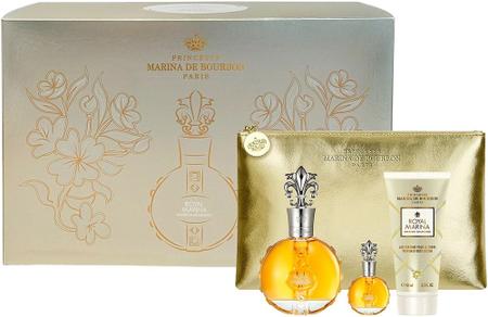 Imagem de Kit Marina De Bourbon Royal Diamond Eau De Parfum 100ml + Eau De Parfum 7,5ml + Body Lotion 100ml + Necessaire 