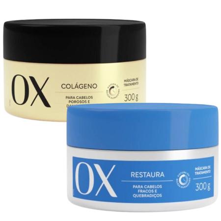 Imagem de Kit Máscara de Tratamento OX Colágeno + Restaura