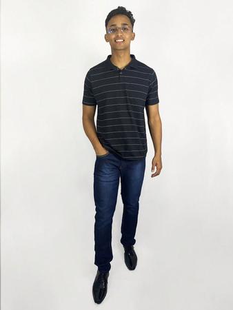 Camisa polo e calça jeans cheap masculino