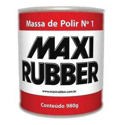 Imagem de Kit Massa De Polir N1 980g + Massa De Polir N2 970g Maxi Rubber