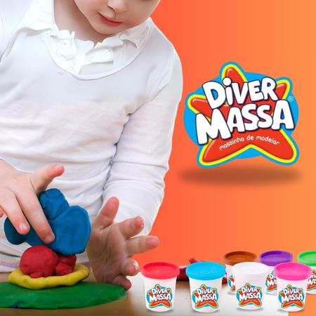 Imagem de Kit Massinha De Modelar Colorida Infantil Varias Cores