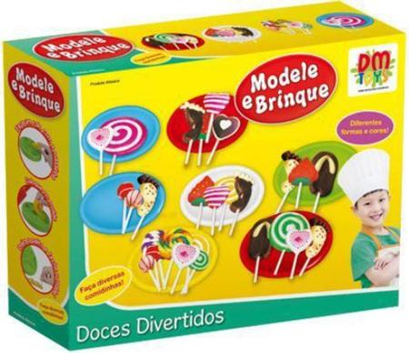 Imagem de Kit Massinha Modele e Brinque Doces - 124215 - Dm Brasil