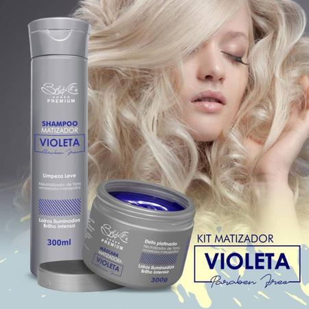 Imagem de Kit Matizador Violeta com 2 itens - Belkit Premium