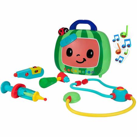 Kit 2 Celular Jogo Infantil + Brinquedo Médico Estetoscópio em