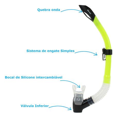 Imagem de Kit Mergulho Mascara Snorkel Mx-02 Fun Dive Melhor Preço !