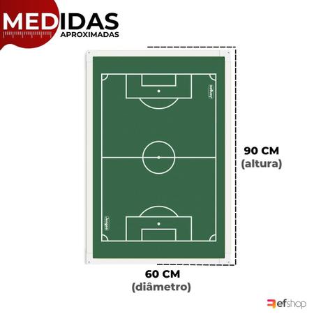 Sabes quais são as medidas de um campo de futebol?