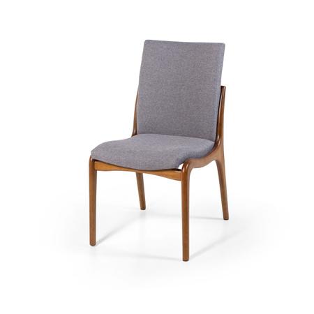 Imagem de Kit Mesa de Jantar Redonda 120cm Gabi Noronha com 4 Cadeiras Garbo Cinza Escuro