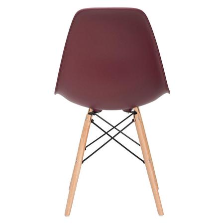 Imagem de KIT - Mesa de jantar retangular Eames 80 x 120 cm branco + 6 cadeiras Eiffel DSW