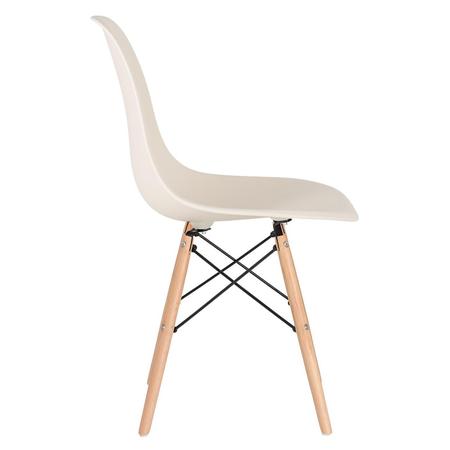 KIT - Mesa Eames 100 cm + 4 cadeiras Eames Eiffel DSW - Loft7 Imagem de KIT - Mesa Eames 100 cm + 4 cadeiras Eames Eiffel DSW