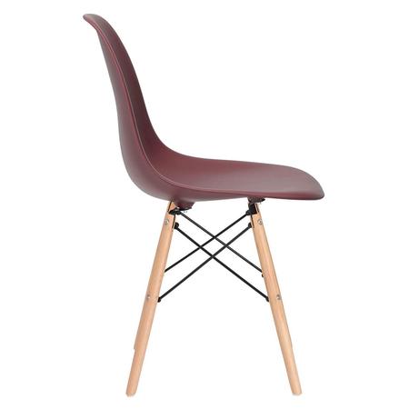 Imagem de KIT - Mesa redonda Eames 70 cm preto + 4 cadeiras Eiffel DSW