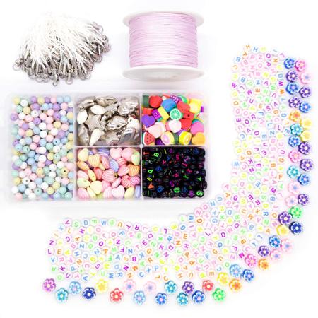 Kit Miçanga Diversos Bijuteria Strap Phone 1000 Pçs + Caixa Divisória - Macall Imagem de Kit Miçanga Diversos Bijuteria Strap Phone 1000 Pçs + Caixa Divisória