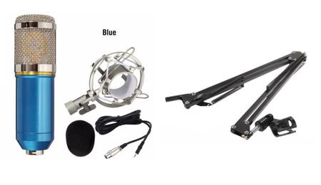 Imagem de Kit Microfone Condensador Bm800 + Pedestal Articulado