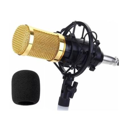 Imagem de Kit Microfone Condensador Profissional Estudio BM-800