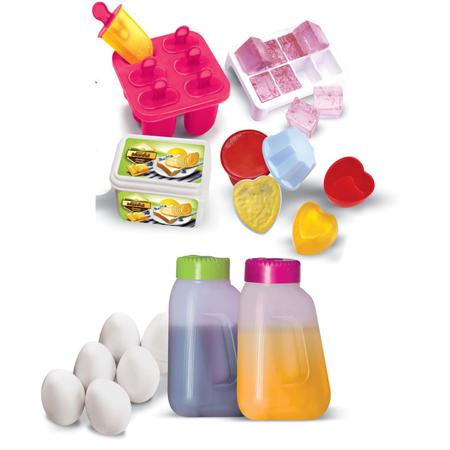 Imagem de Kit Microondas Fogão Geladeira Cozinha Infantil Brinquedo