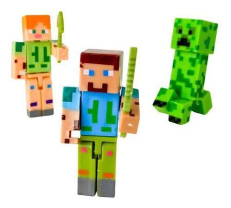 Minecraft cartela com 6 boneco lego