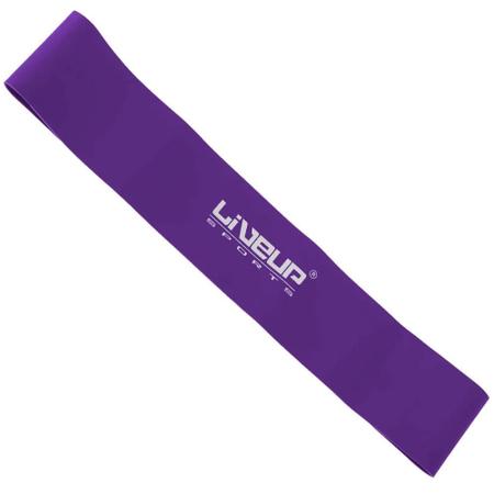 Kit Mini Band Super Forte Roxa + Mini Band Extra Forte Preta Liveup Sports Imagem de Kit Mini Band Super Forte Roxa + Mini Band Extra Forte Preta Liveup Sports