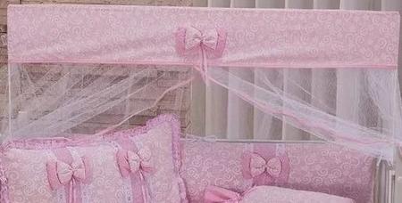 Imagem de Kit Mini Berço 10 Peças - Doce Encanto Rosa