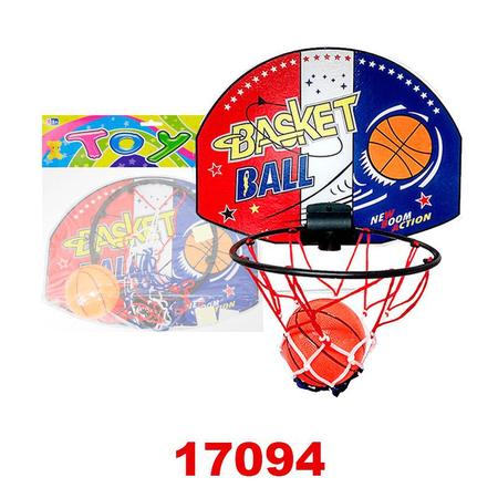 Kit Tabela Aro Rede Basquete + Bola Oficial 7 + Mini Bola 5