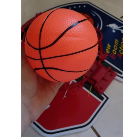 KIT JOGO DE BASQUETE MINI BASKET COM TABELA CESTA E BOLA