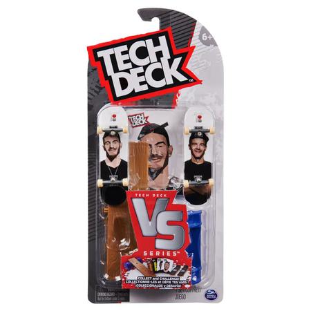 Kit 6 Skate De Dedo Mini Fingerboard C/ Acessórios Tech Deck