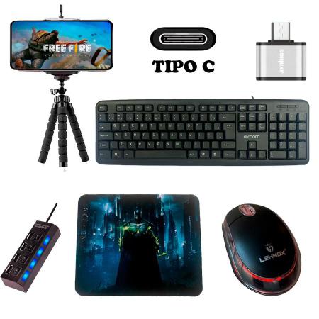 Mobilador Para Jogos de Celular Com Teclado e Mouse Jogar - EXBOM - Kit  Teclado e Mouse - Magazine Luiza