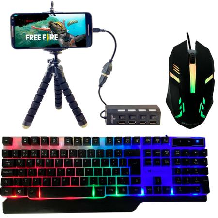 Mobilador Kit Gamer Completo para Jogar no Celular, Tablet ou pc