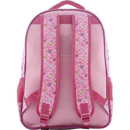 Imagem de Kit Mochila 14 + Mini Sacola Shopkins Sprinkle Xeryus Rosa