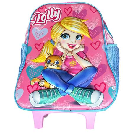 Imagem de Kit Mochila 3d E Lancheira + Estojo Lolly Love