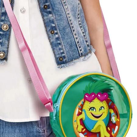 Kit Mochila Abacaxi Fruta Escolar Costas Tam G Infantil Lancheira Estojo Bolsinha - Sestini Imagem de Kit Mochila Abacaxi Fruta Escolar Costas Tam G Infantil Lancheira Estojo Bolsinha