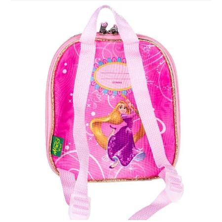 Imagem de Kit Mochila Carrinho + Lancheira Infantil e Juvenil - Princesas Disney 3D - Ref 3855AM22