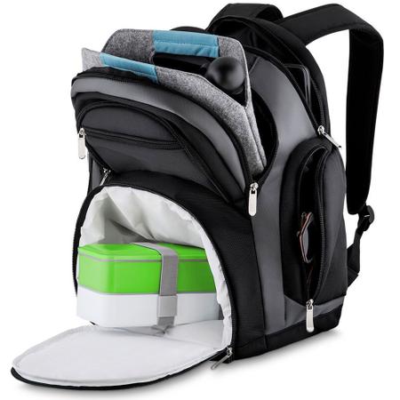 Imagem de Kit Mochila com Bolso Térmico e Marmita Healthy TopGet Verde