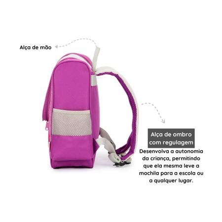 Imagem de Kit Mochila com Lancheira Tiny Love Infantil Safari Flamingo