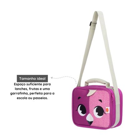 Imagem de Kit Mochila com Lancheira Tiny Love Infantil Safari Flamingo