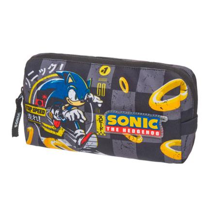 Kit Mochila Costas Estojo Sonic The Hedgehog Top Speed Pacific Mochila Bolsa Escolar Magazine Luiza
