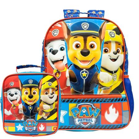 Kit Mochila de Costa + Lancheira Patrulha Canina Media 10793 - Xeryus Imagem de Kit Mochila de Costa + Lancheira Patrulha Canina Media 10793