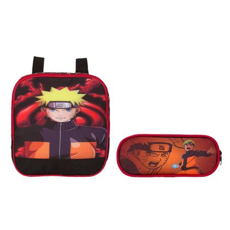 Mochila Meninos Naruto Uzumaki Shippuden Desenho Costas G Cor Preto Desenho  Do Tecido Naruto Desenho