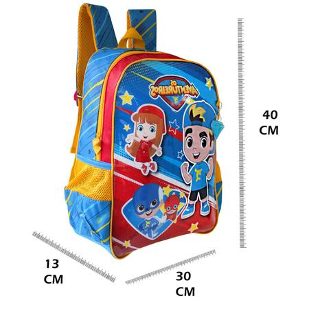 Mochila Costas Escola Infantil Aventureiros Luccas Neto-clio