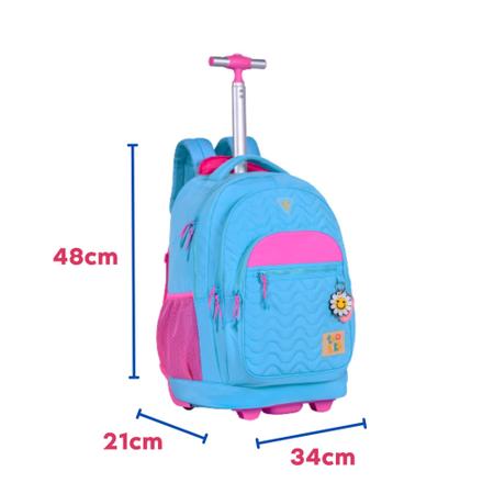 Kit Mochila De Rodinha Luluca Com Lancheira E Estojo Original Escolar - LULUCA OFICIAL Imagem de Kit Mochila De Rodinha Luluca Com Lancheira E Estojo Original Escolar