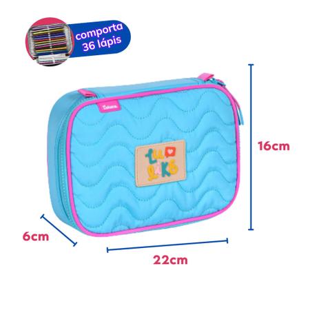Kit Mochila De Rodinha Luluca Com Lancheira E Estojo Original Escolar - LULUCA OFICIAL Imagem de Kit Mochila De Rodinha Luluca Com Lancheira E Estojo Original Escolar